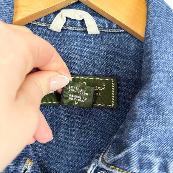 Eddie Bauer Women’s Denim Jean Jacket Sz S - Picture 5 of 7